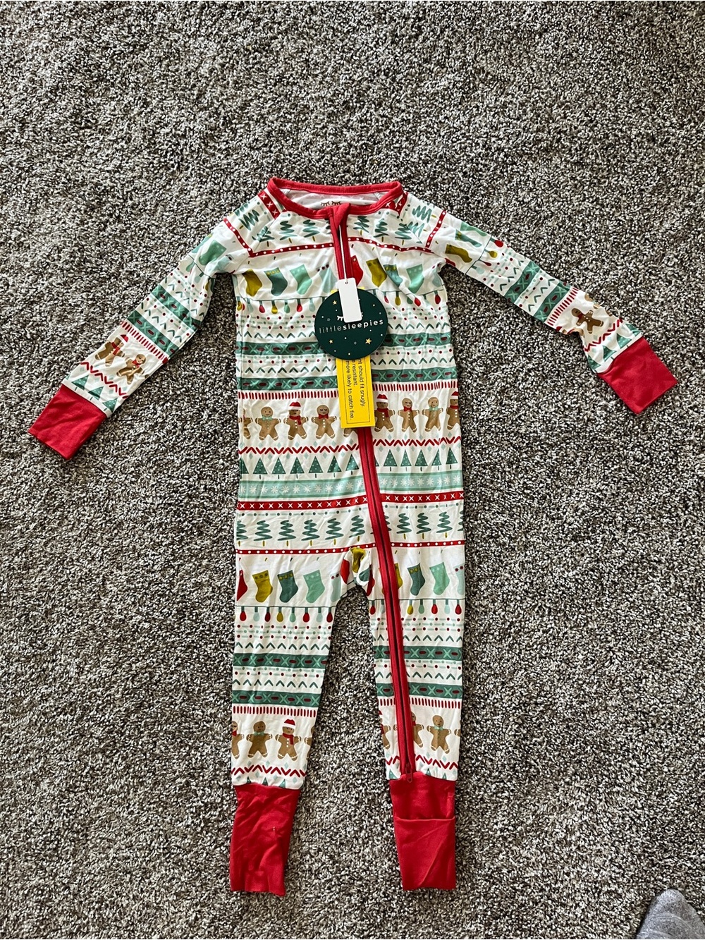Little Sleepies 18-24M Christmas - NWT